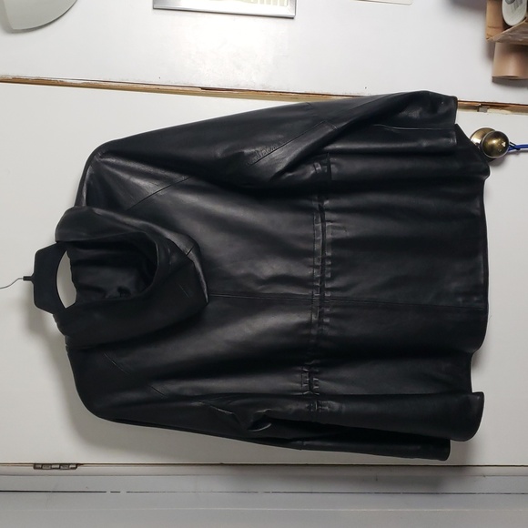 Westbound Lambskin Leather Hooded Jacket in Black - Women's size XL - Picture 2 of 13